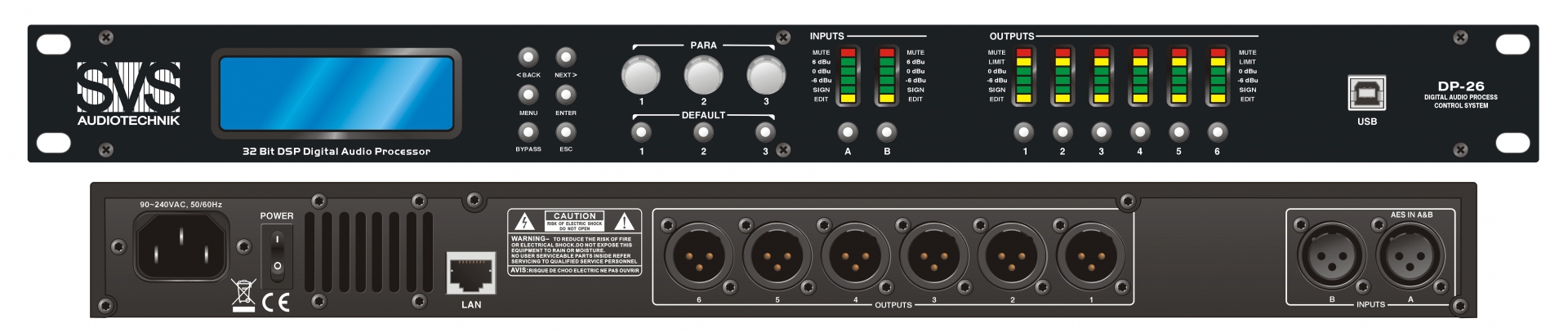 SVS Audiotechnik DP-26 Цифровой процессор: 2 входа 6 выходов в Великом Устюге