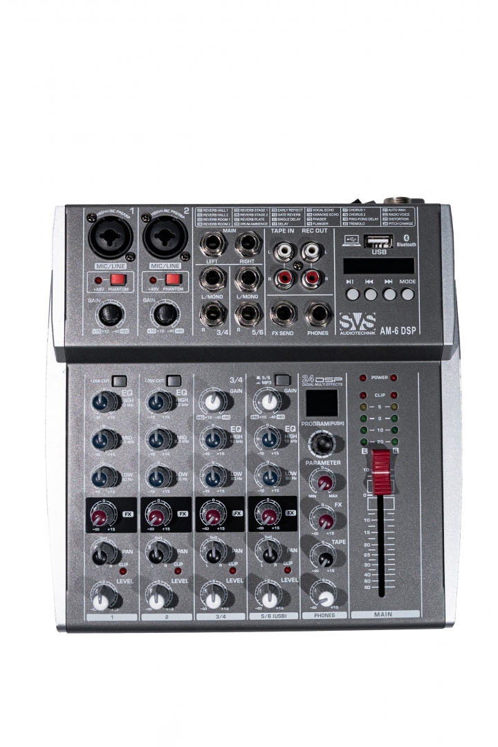 SVS Audiotechnik mixers AM-6 DSP Микшерный пульт аналоговый, 6-канальный SVS Audiotechnik mixers в Великом Устюге