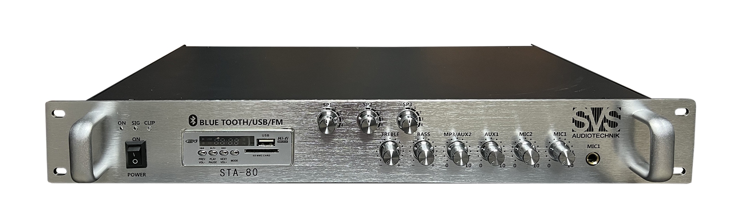 SVS Audiotechnik STA-80 Микшер-усилитель для систем Public Address в Великом Устюге